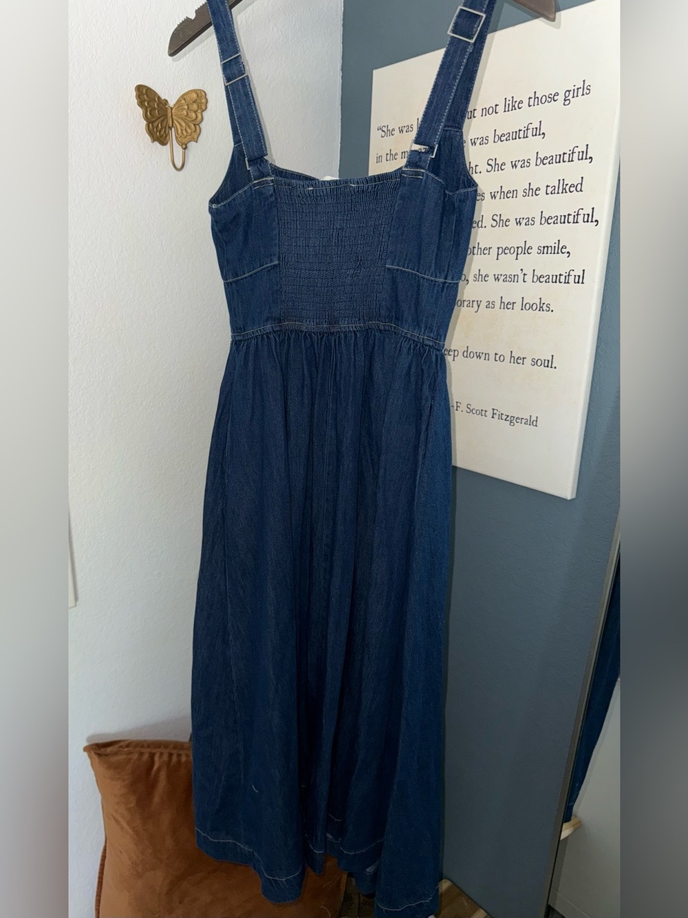 Altar’d State Maxi Denim Dress - Picture 8 of 14